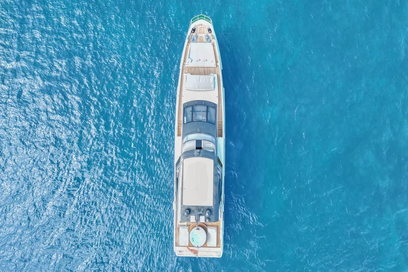 a boat in the water aboard ENCHANTE Yacht for Sale