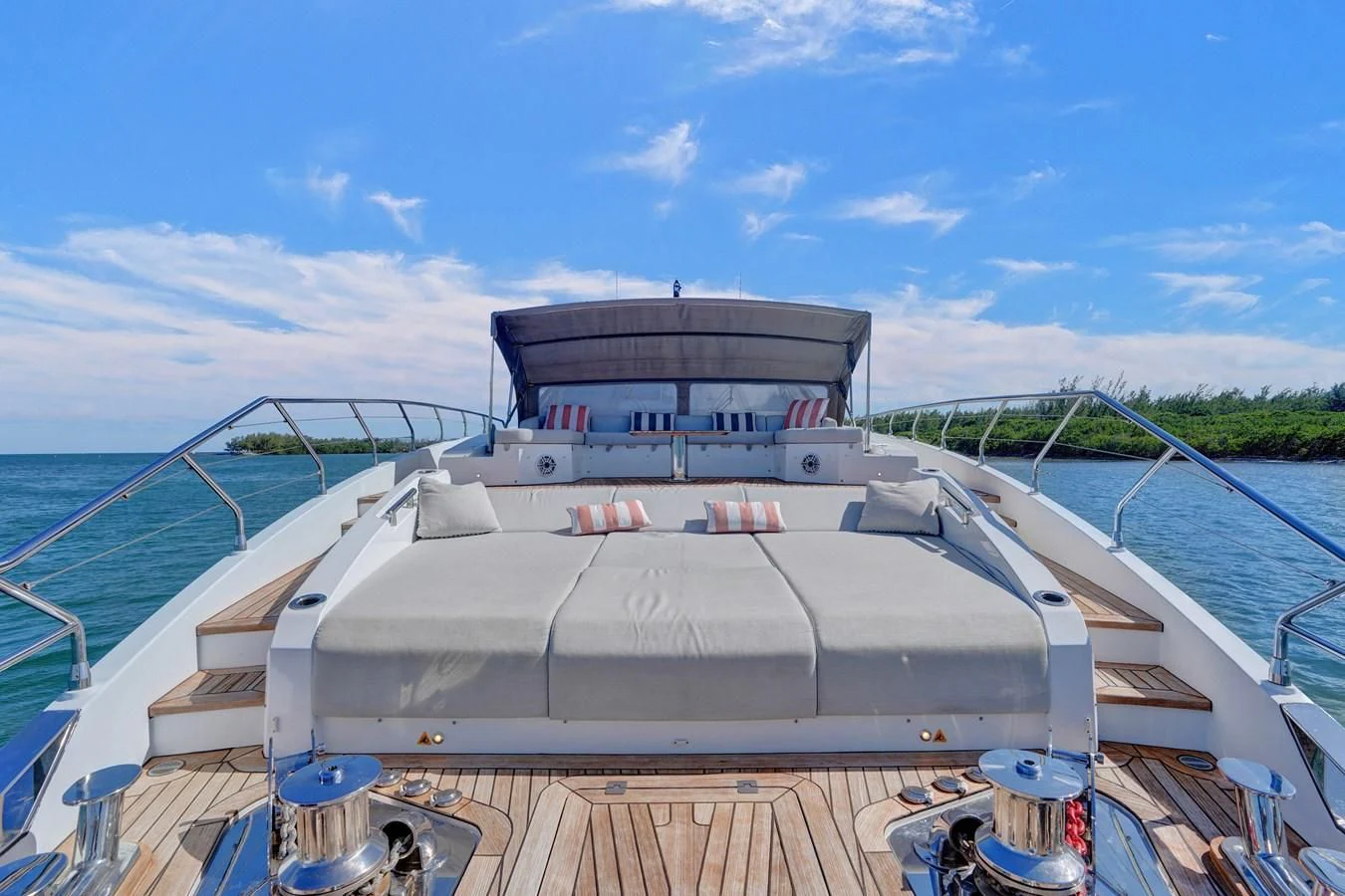 a boat on the water aboard ENCHANTE Yacht for Sale