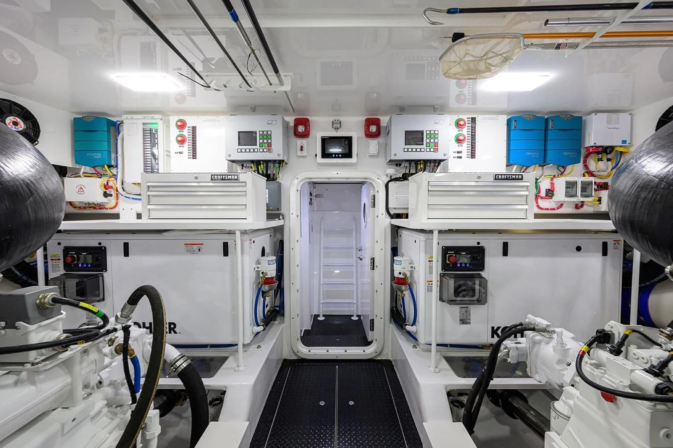 a room with medical equipment aboard FORTY NINER Yacht for Sale