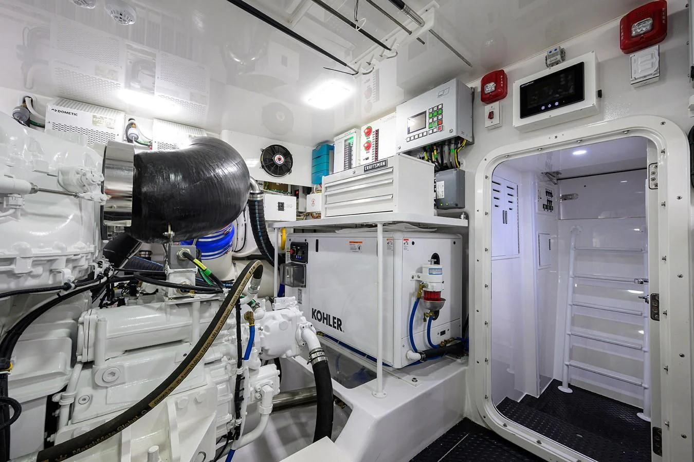 a room with medical equipment aboard FORTY NINER Yacht for Sale