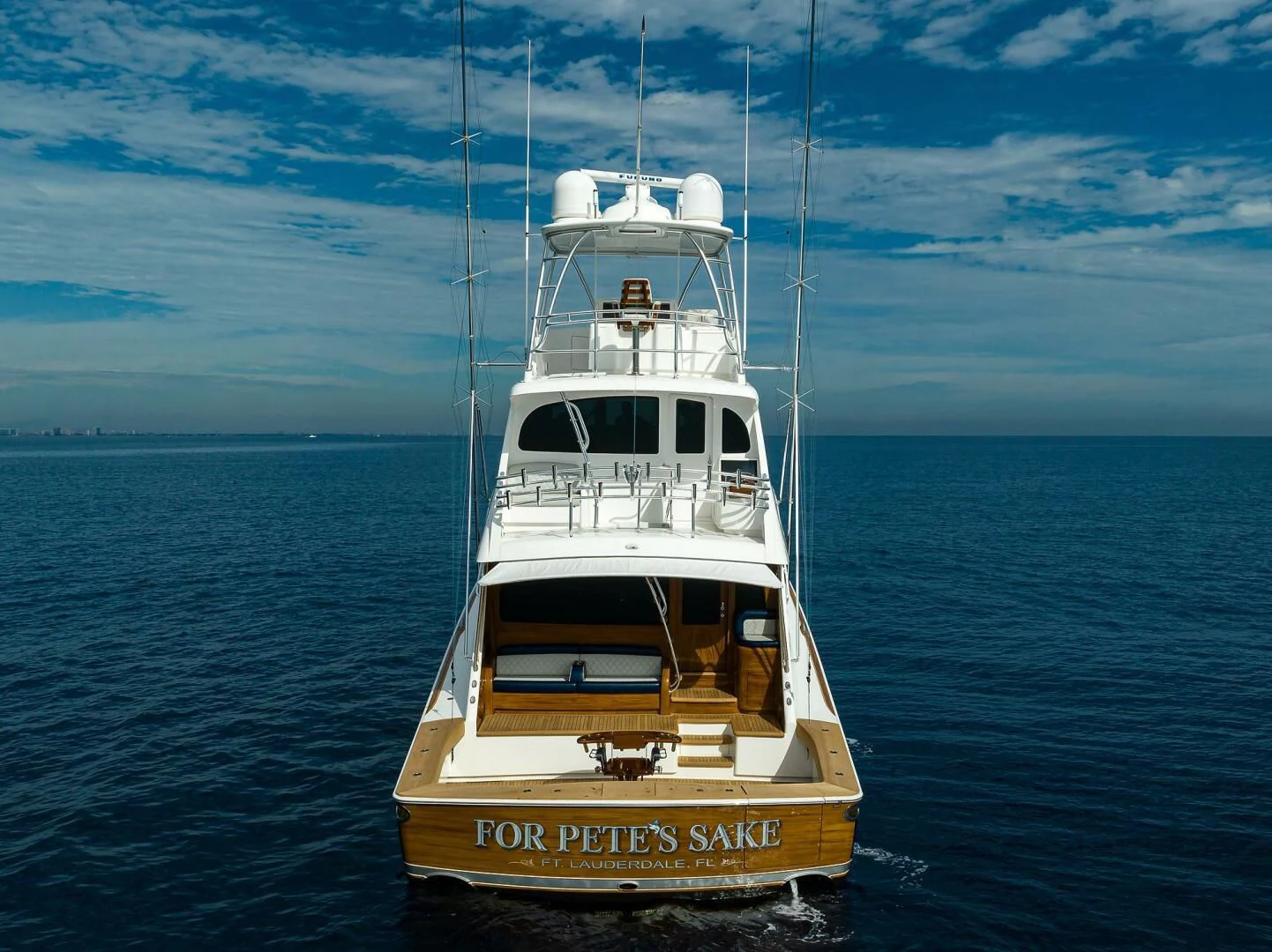 a boat in the water aboard FORTY NINER Yacht for Sale