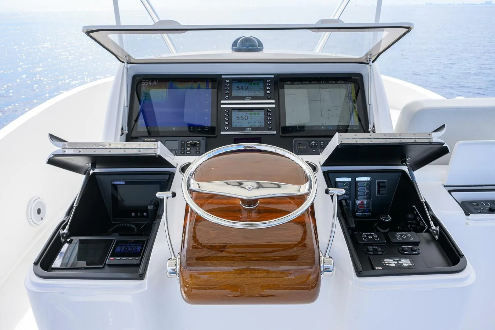 a close-up of a car aboard FORTY NINER Yacht for Sale