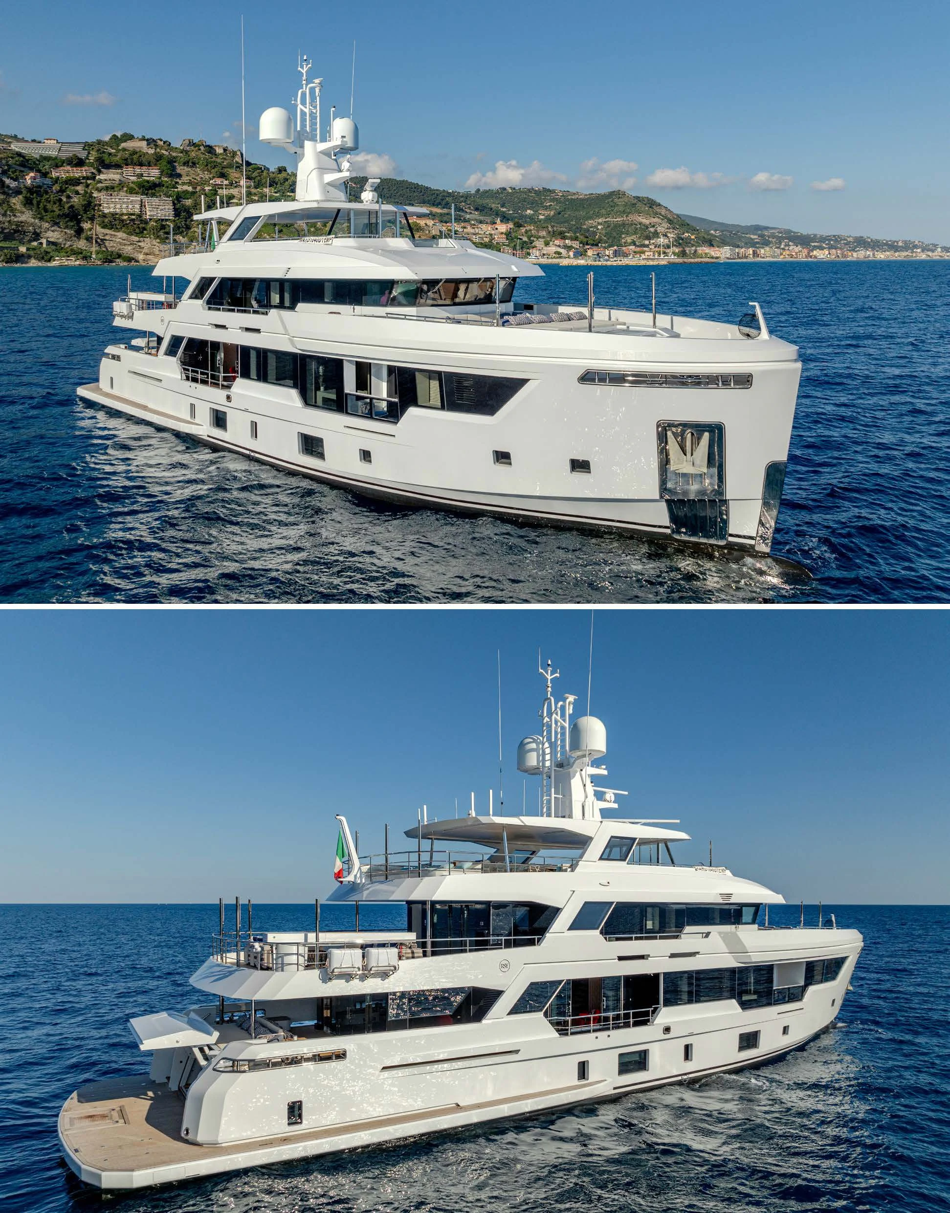 a couple of white yachts aboard CARITA Yacht for Sale