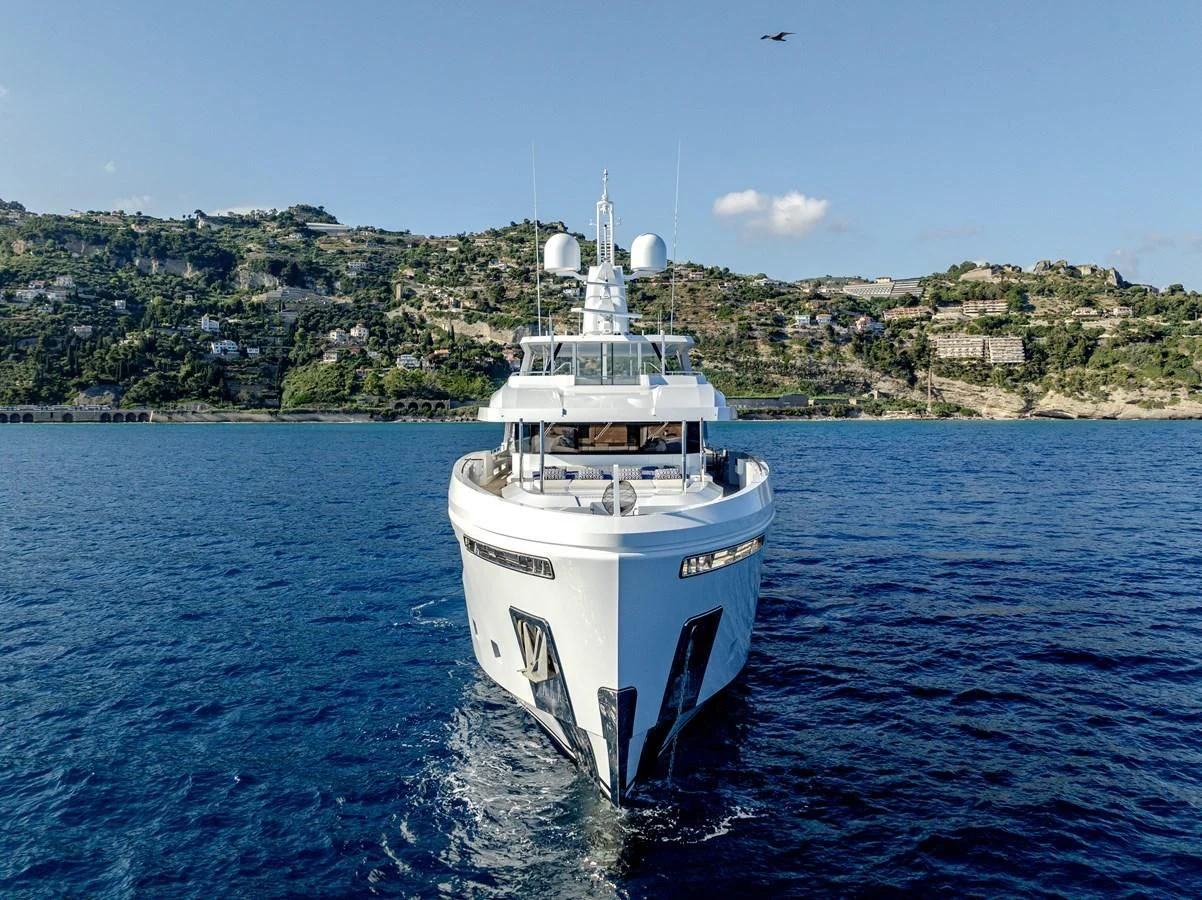 a boat in the water aboard CARITA Yacht for Sale