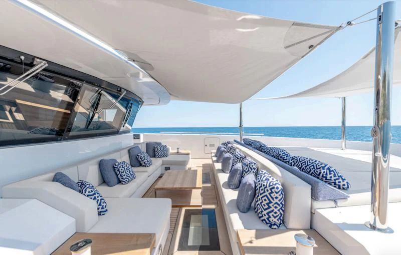 a boat on the water aboard CARITA Yacht for Sale