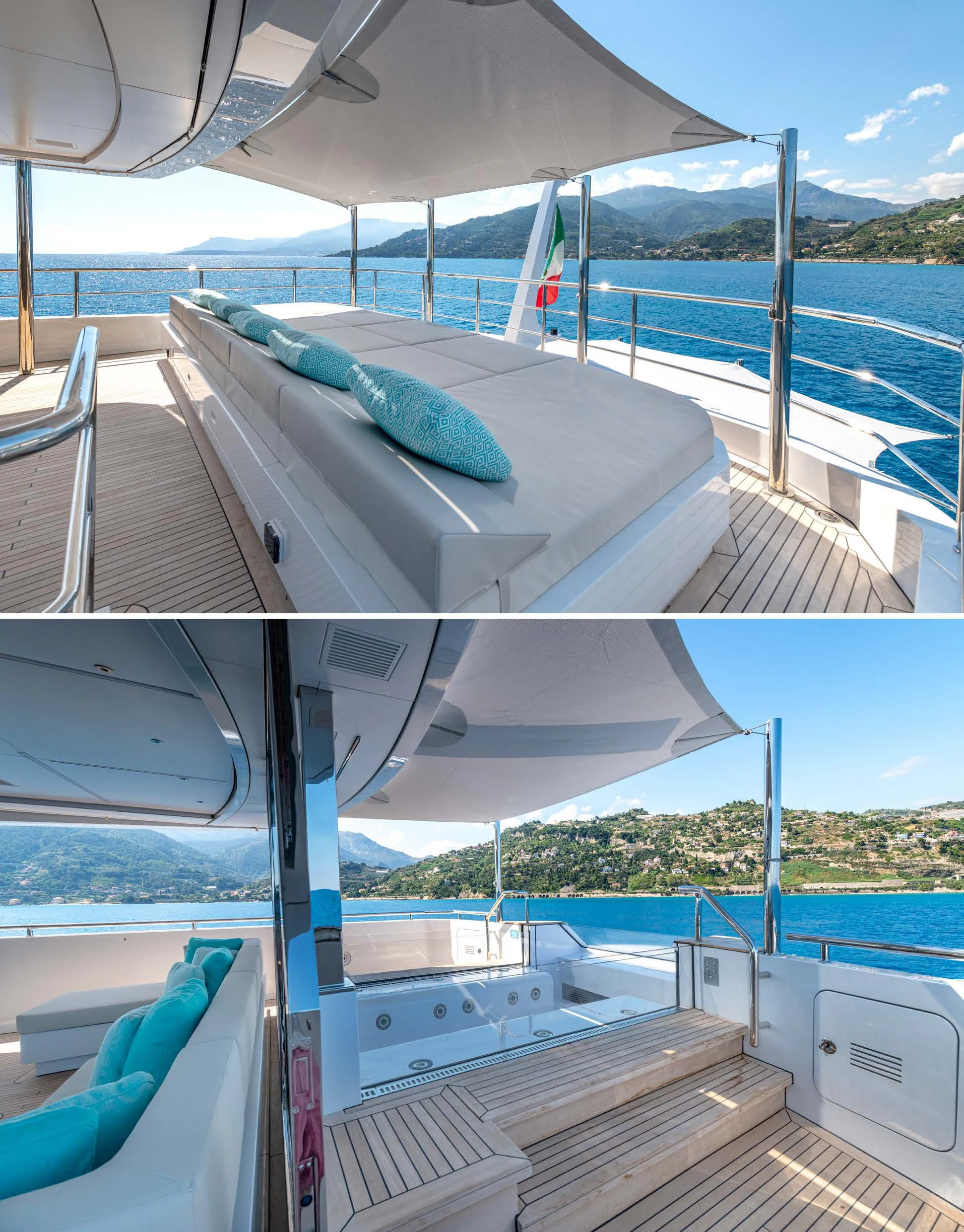 a boat on the water aboard CARITA Yacht for Sale