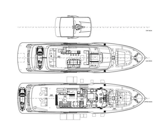 diagram, engineering drawing aboard CARITA Yacht for Sale