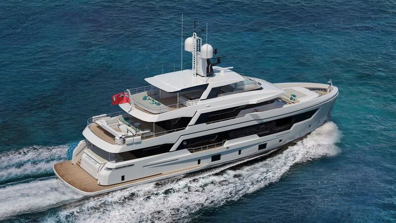 a ship on the water aboard CARITA Yacht for Sale