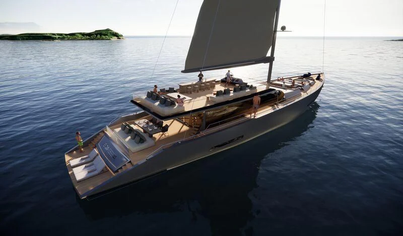 a boat in the water aboard BOA KINGDOM Yacht for Sale