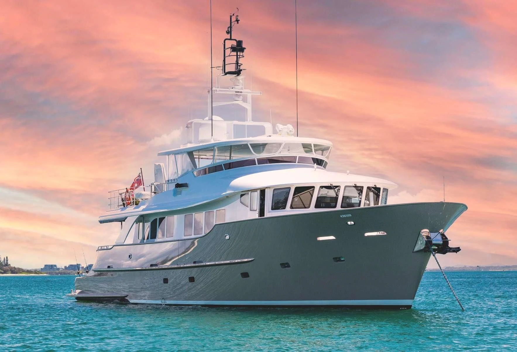 a boat in the water aboard TEXAS T Yacht for Sale