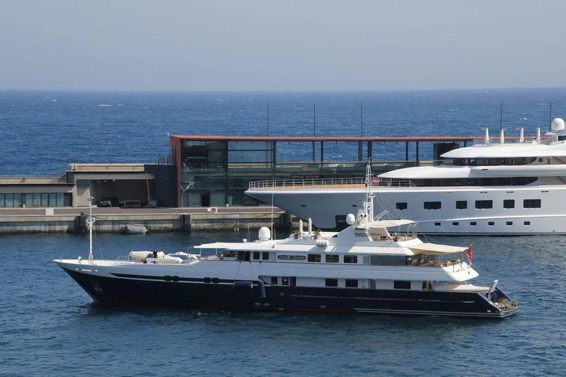 a couple of boats in the water aboard TURQUOISE Yacht for Sale