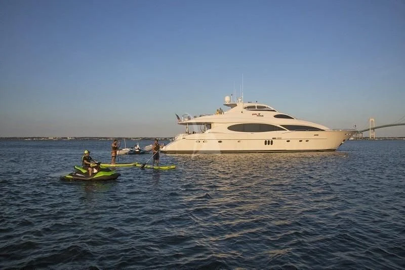 a boat in the water aboard CENTER RING Yacht for Sale