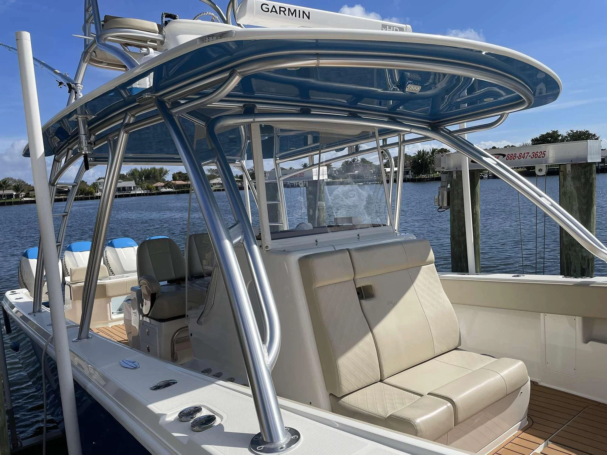 a boat on the water aboard CENTER RING Yacht for Sale