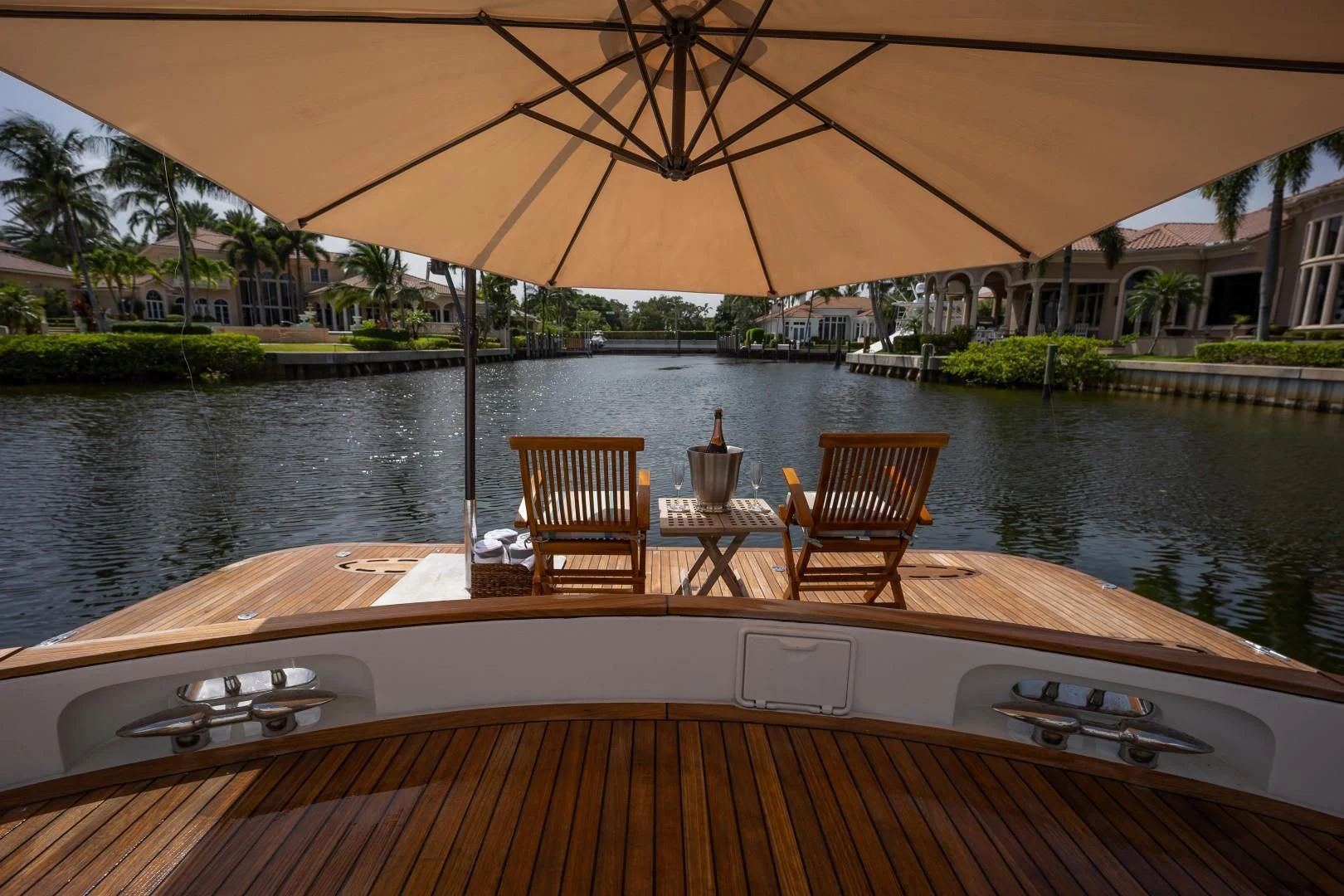 a boat on the water aboard CENTER RING Yacht for Sale