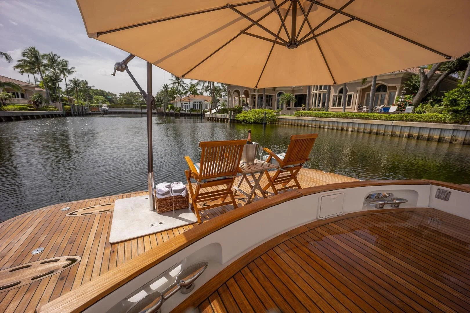 a boat on the water aboard CENTER RING Yacht for Sale