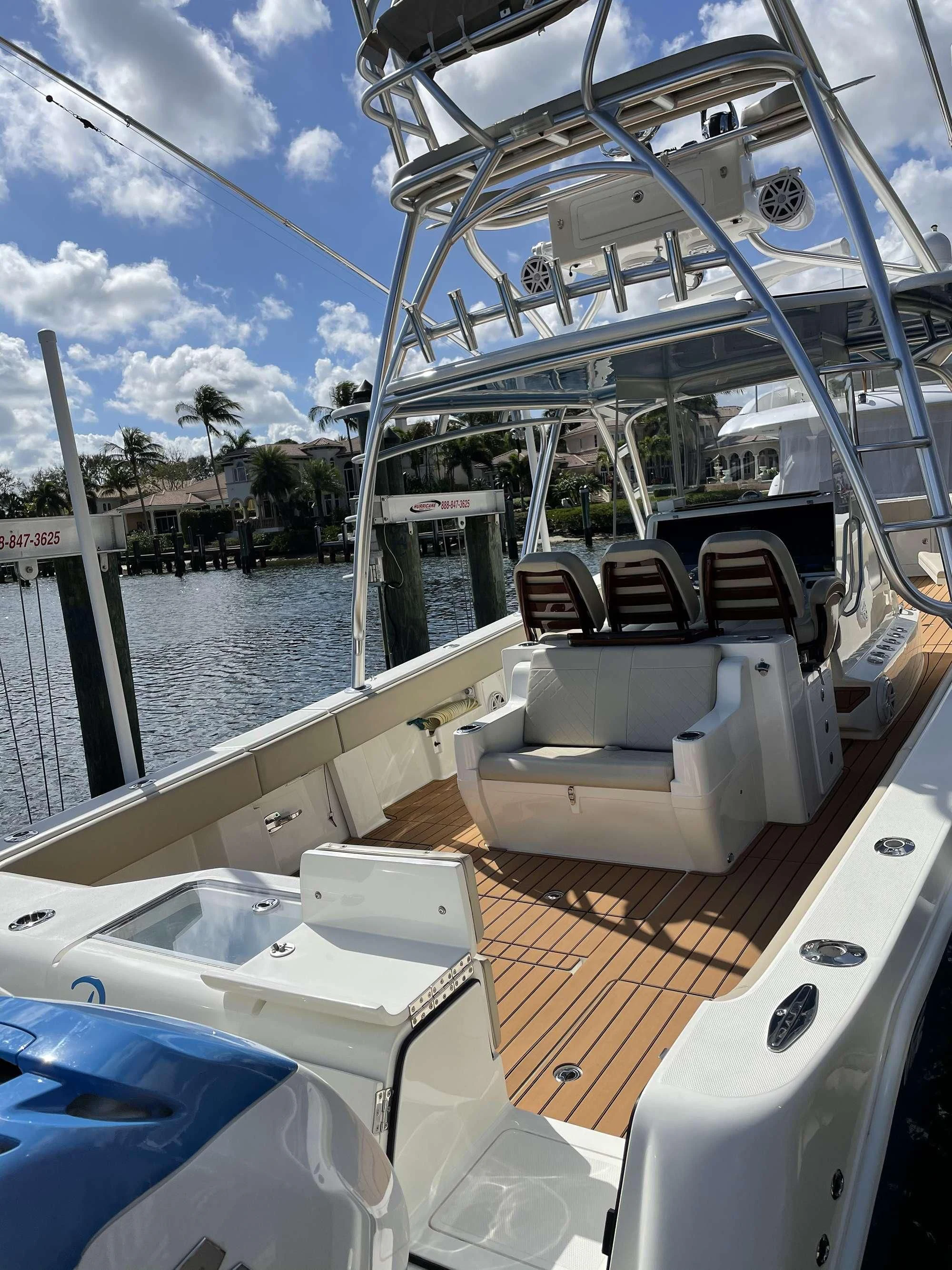 a boat on the water aboard CENTER RING Yacht for Sale