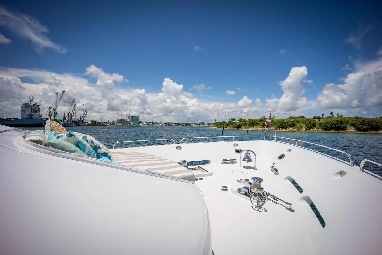 a boat on the water aboard CENTER RING Yacht for Sale