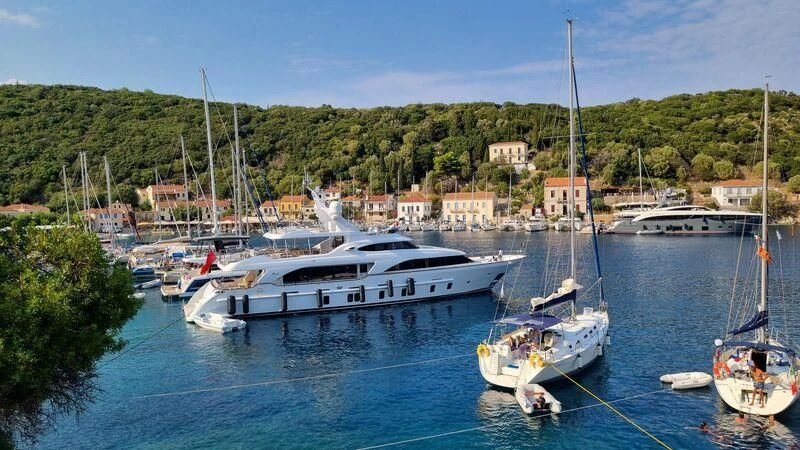 boats in the water aboard MIAMAA Yacht for Sale