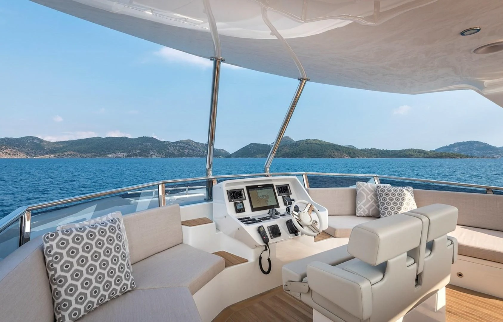 a boat on the water aboard NUMARINE 26XP/24 Yacht for Sale