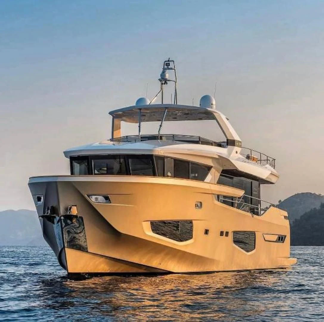 a boat in the water aboard NUMARINE 26XP/24 Yacht for Sale