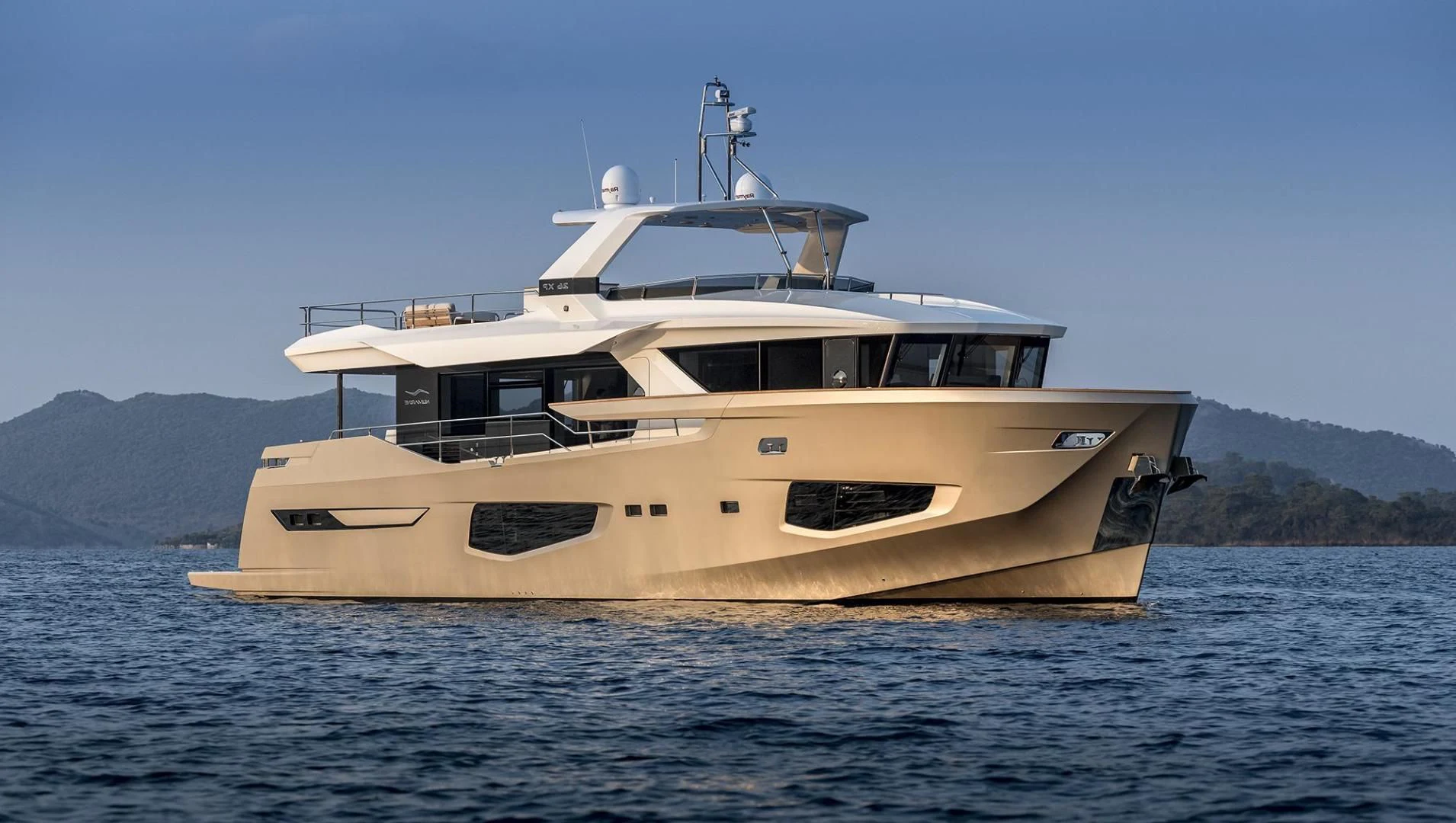 a boat on the water aboard NUMARINE 26XP/24 Yacht for Sale
