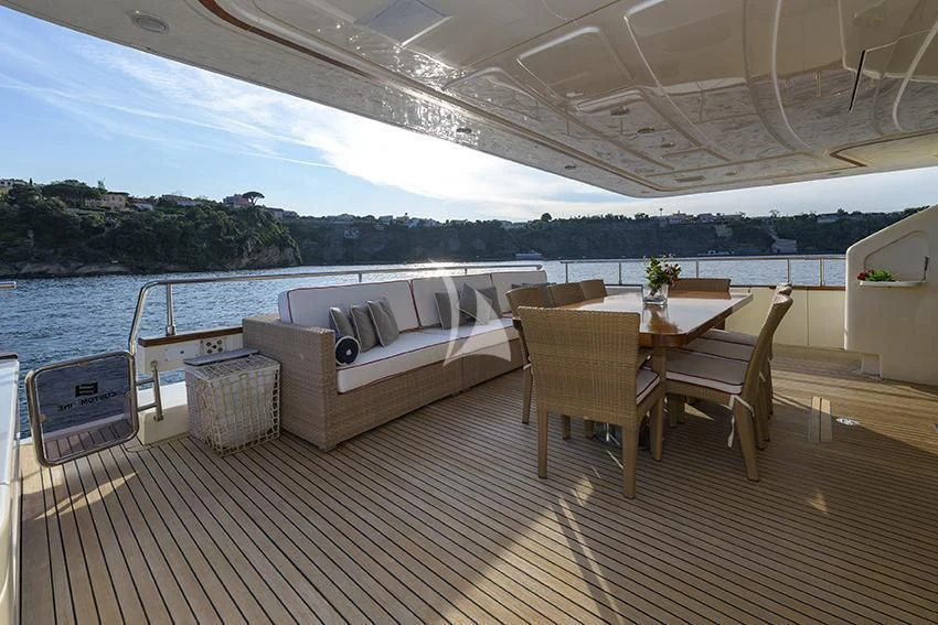 a boat on the water aboard ANNE MARIE Yacht for Sale