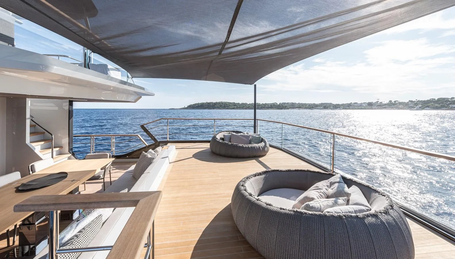 a boat on the water aboard TUCCINI Yacht for Sale