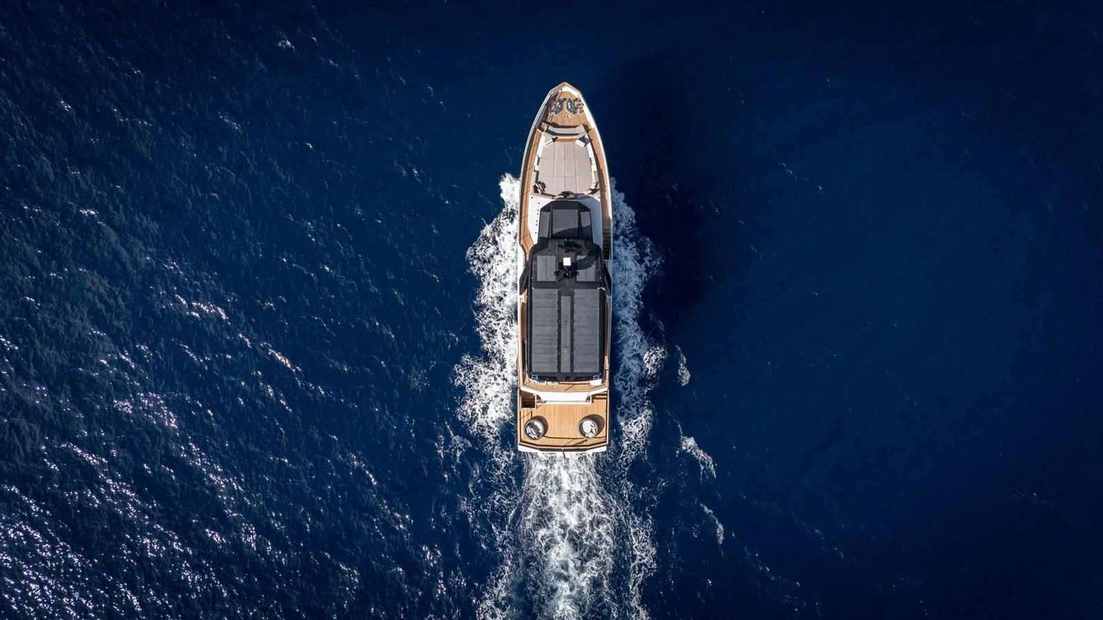 a space shuttle in the water aboard TUCCINI Yacht for Sale