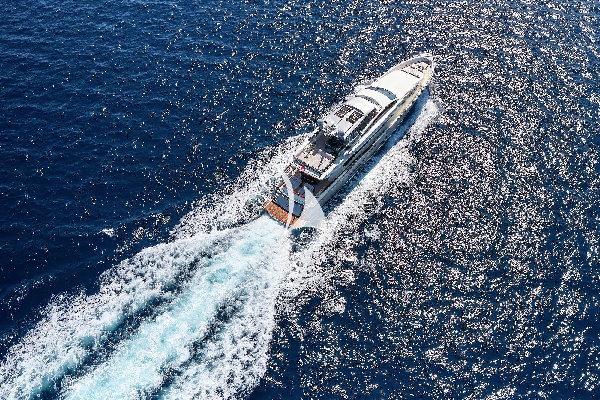 a space shuttle above the earth aboard APMONIA Yacht for Sale
