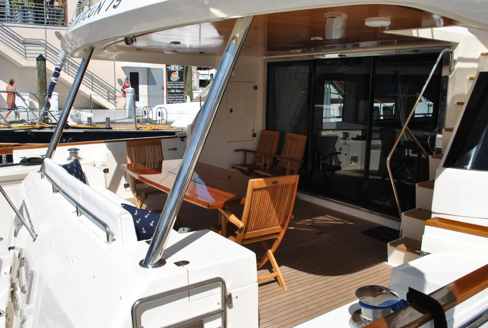 a room with bunk beds aboard KRYSKAR Yacht for Sale