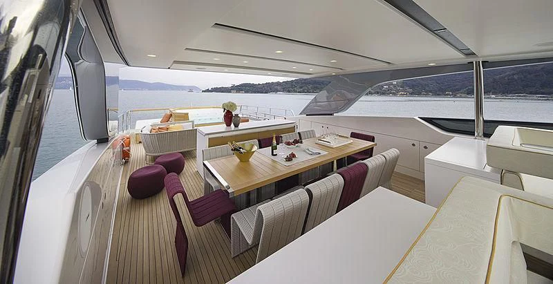 inside of a boat aboard BELLA ITALIA Yacht for Sale