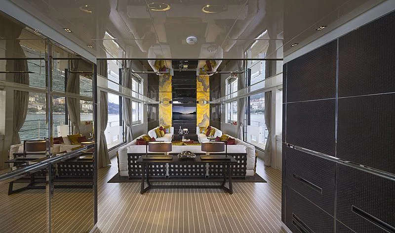 inside view of a room aboard BELLA ITALIA Yacht for Sale
