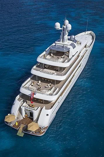 a large ship in the water aboard ROMEA Yacht for Sale