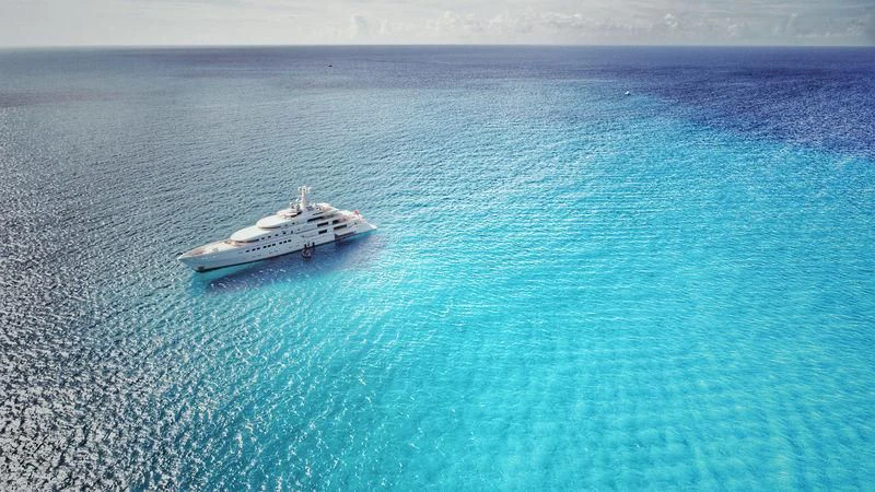 a boat in the water aboard ROMEA Yacht for Sale