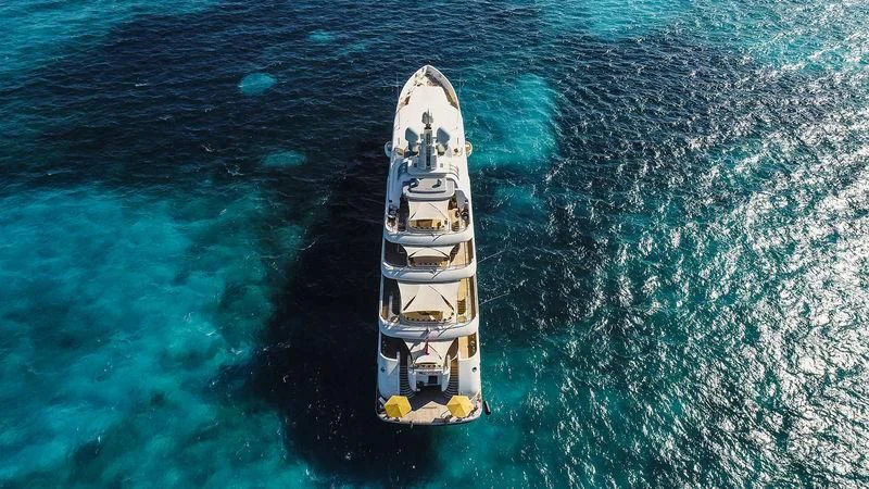 a boat in the water aboard ROMEA Yacht for Sale