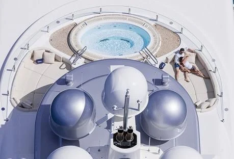 diagram aboard ROMEA Yacht for Sale