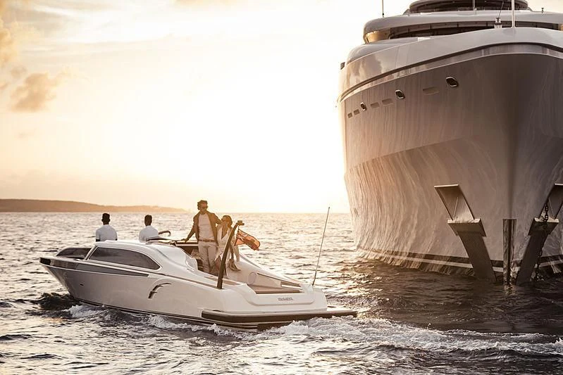 a boat in the water aboard ROMEA Yacht for Sale