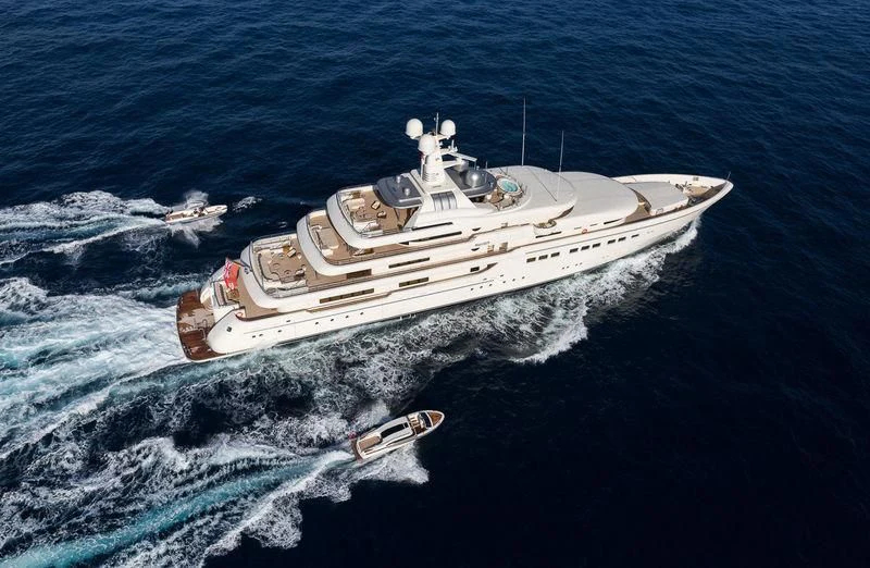 a ship in the water aboard ROMEA Yacht for Sale