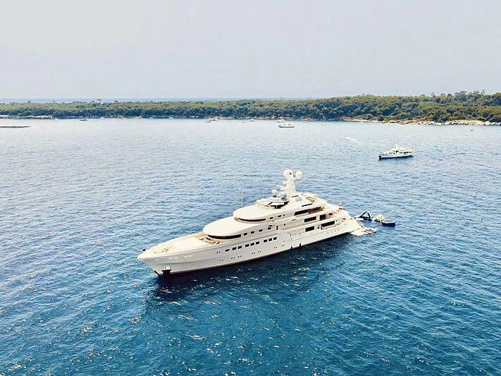 a boat in the water aboard ROMEA Yacht for Sale