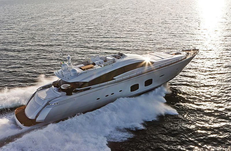 a boat on the water aboard LE CAPRICE IV Yacht for Sale