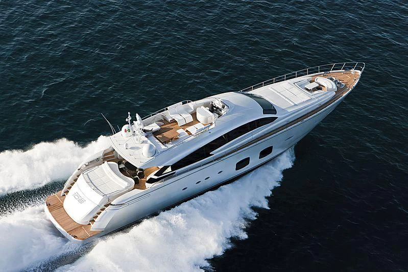 a boat on the water aboard LE CAPRICE IV Yacht for Sale