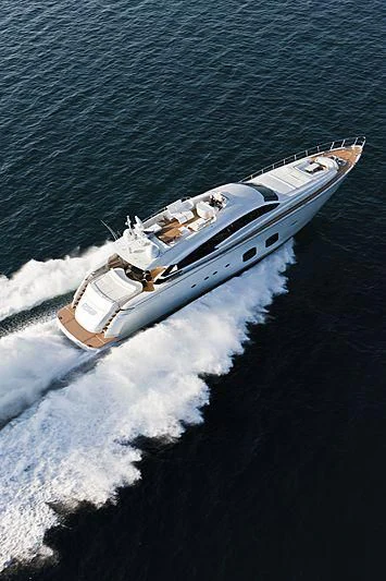a boat on the water aboard LE CAPRICE IV Yacht for Sale