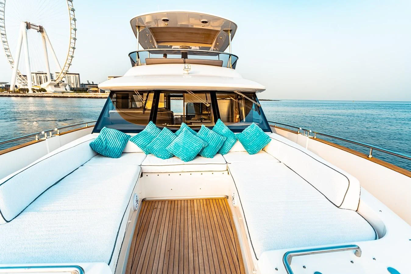 a boat on a body of water aboard FAT BOY Yacht for Sale