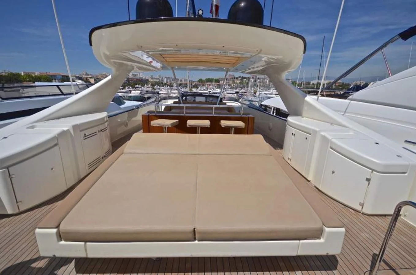 the front of a boat aboard TAURUS Yacht for Sale