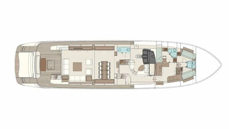 diagram aboard TAURUS Yacht for Sale