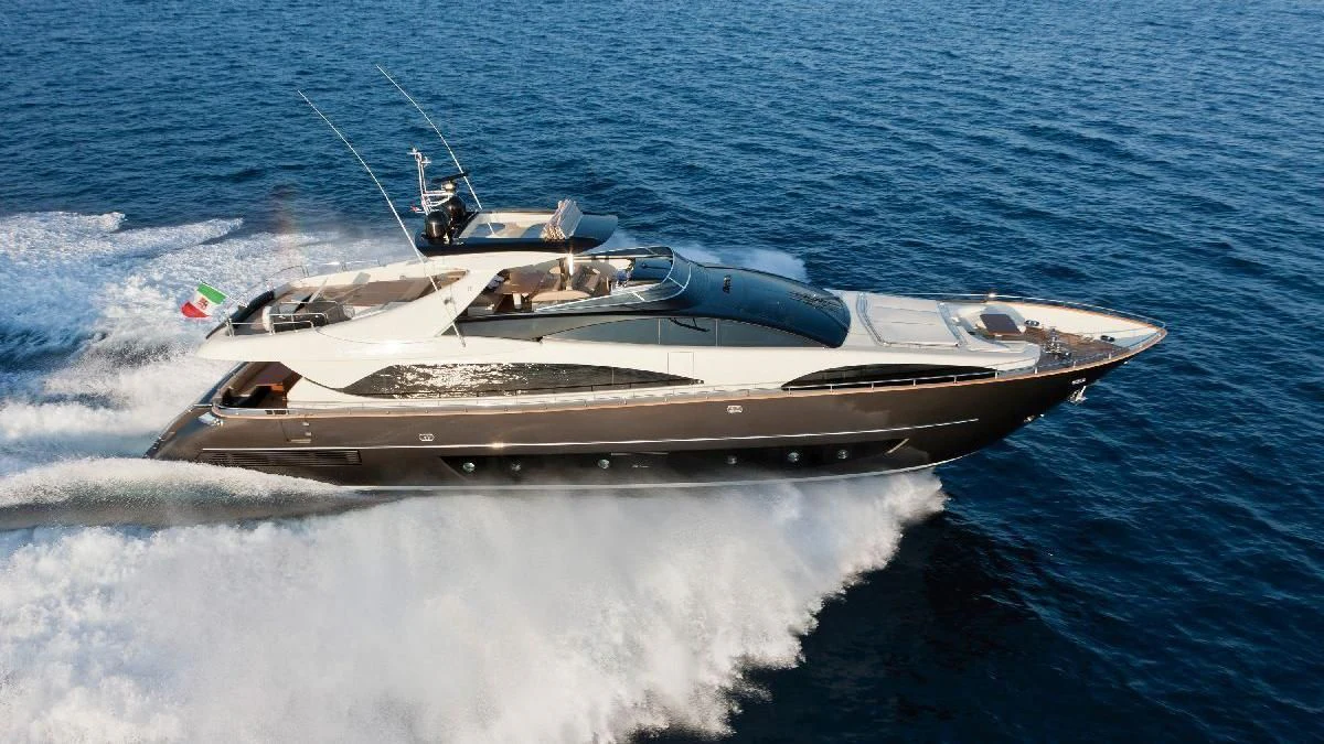 a boat on the water aboard TAURUS Yacht for Sale