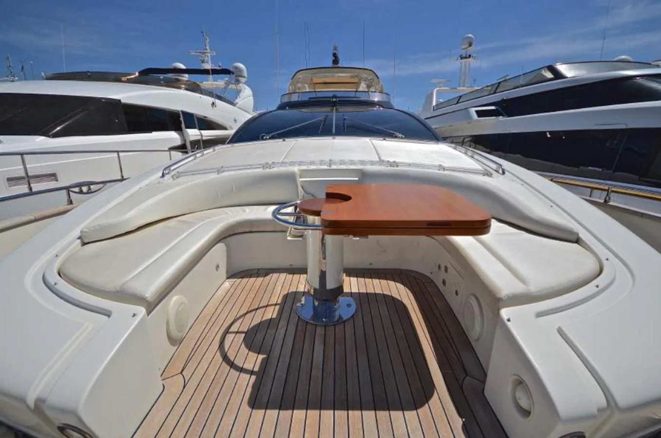 the front of a boat aboard TAURUS Yacht for Sale