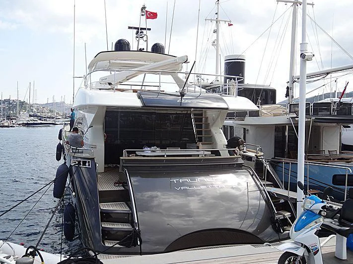 a boat on the water aboard TAURUS Yacht for Sale