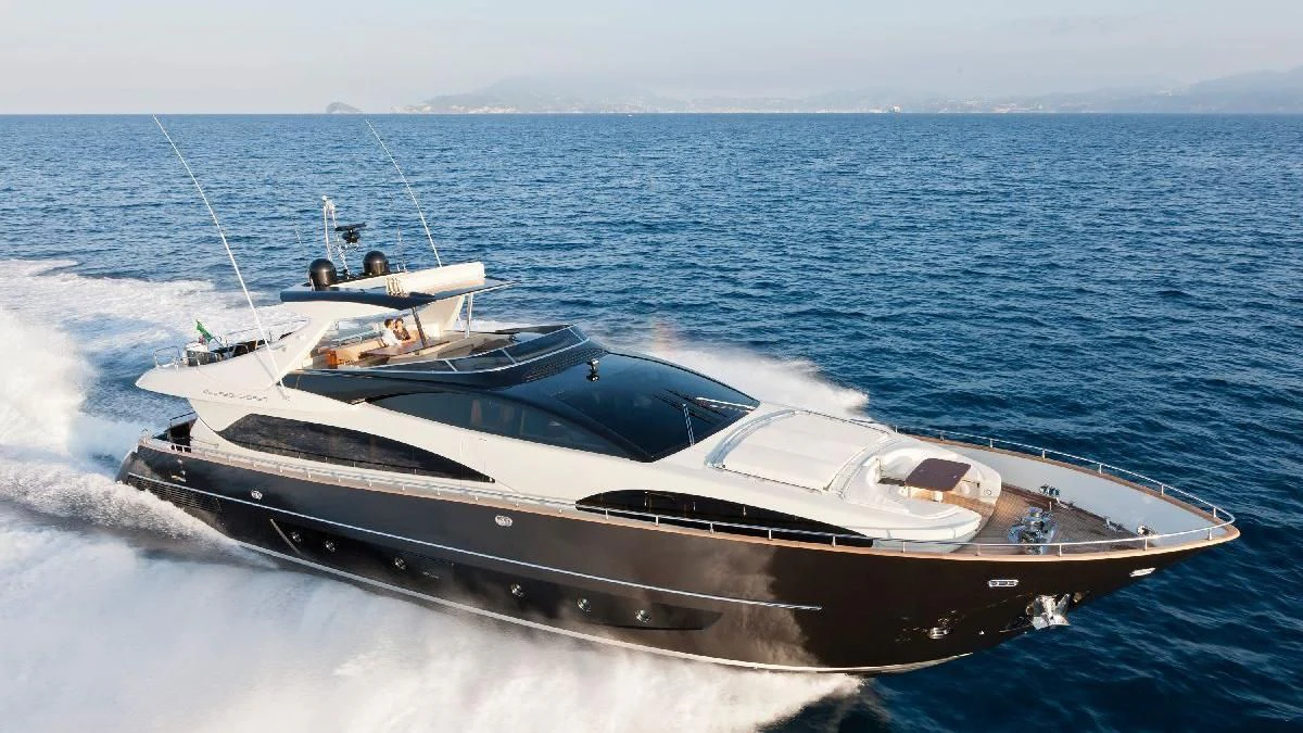 a boat on the water aboard TAURUS Yacht for Sale