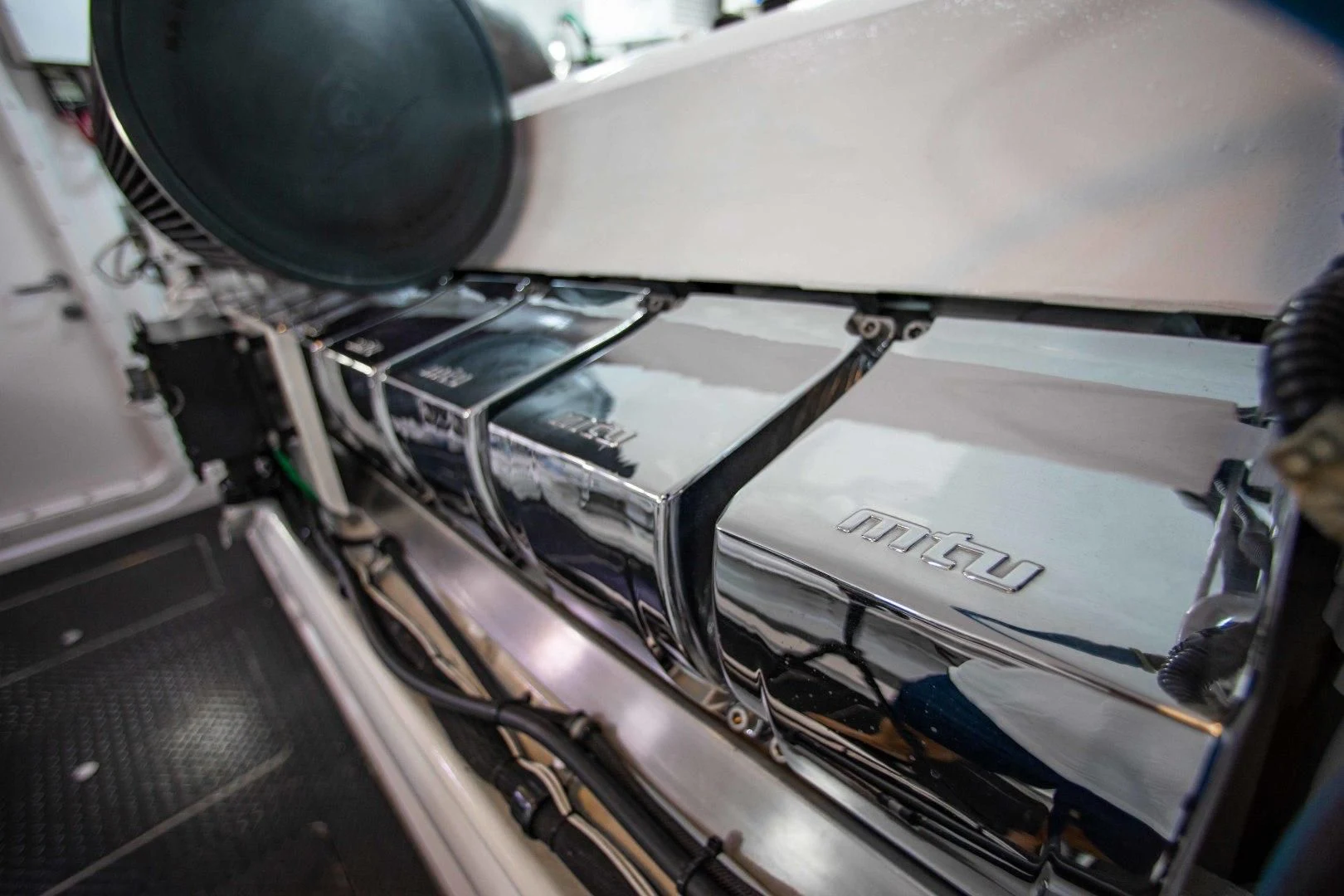 a close-up of a car aboard BIMINI BABE Yacht for Sale